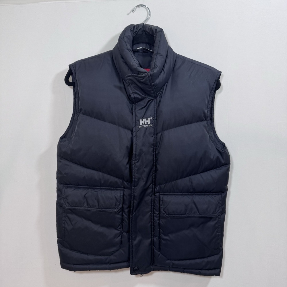 Helly Hansen Puffer Vest Down Fill Black Women's S / Youth 140 Gorpcore Outdoor